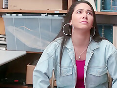naughty girl gets fucked from the officer