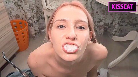 Dad Daughter And Kiss Cat In Lust In Family: Stepdad Caught Stepdaughter Masturbating Instead Of Doing Homework