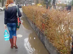 spy sexy teens 18+ ass in the street romanian