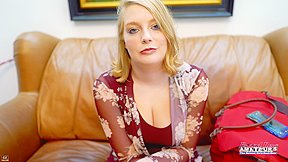 Astrid Busty Blonde Coed Full Oral Session Gets Pounded Until Cumming!