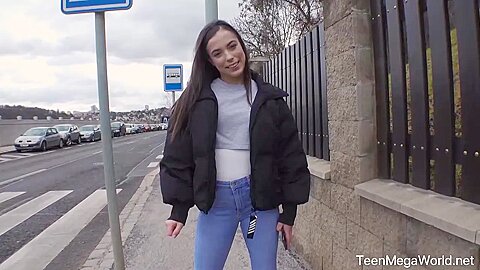 Opens Her Pussy Lips For A Passionate Fuck From Behind